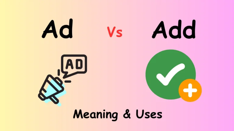Ad vs add