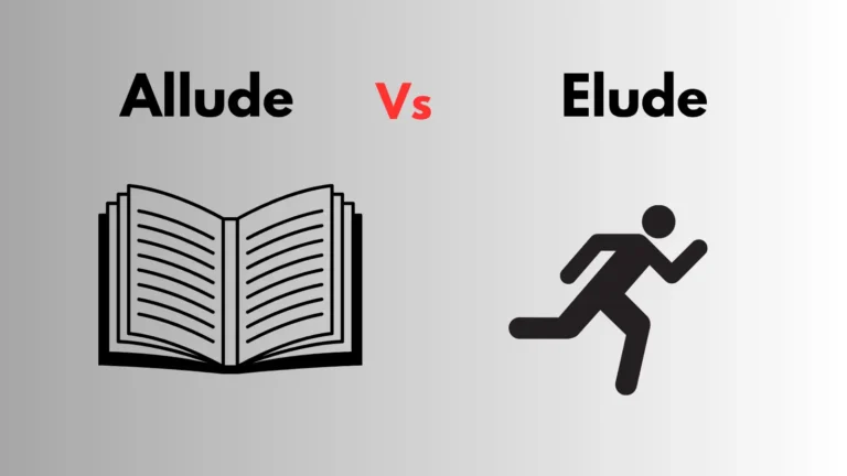 allude vs elude